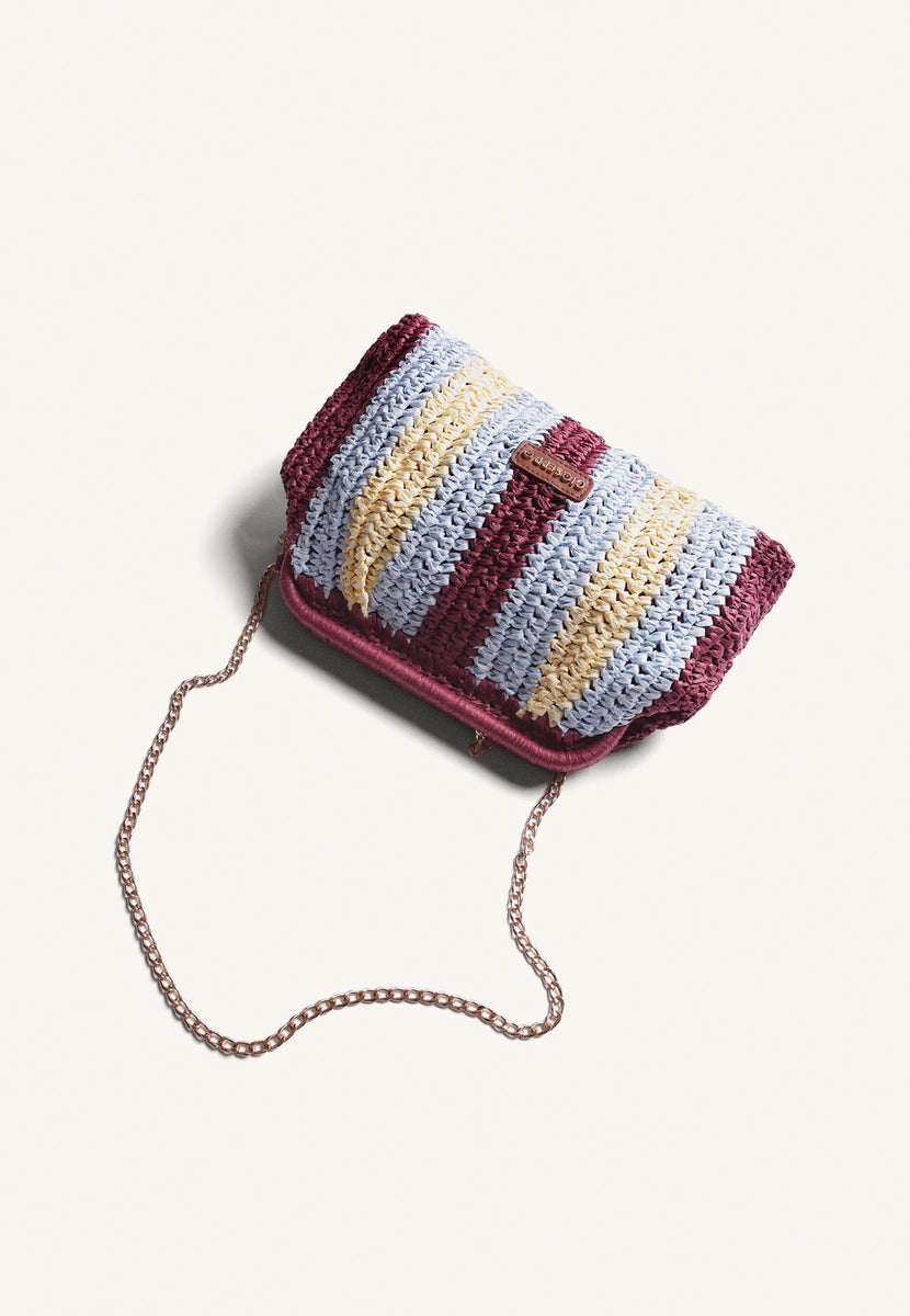 STRIPED BRAIDED HANDBAG MATUNDA