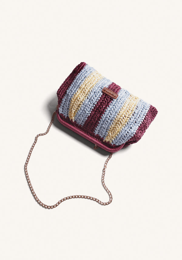 STRIPED BRAIDED HANDBAG MATUNDA