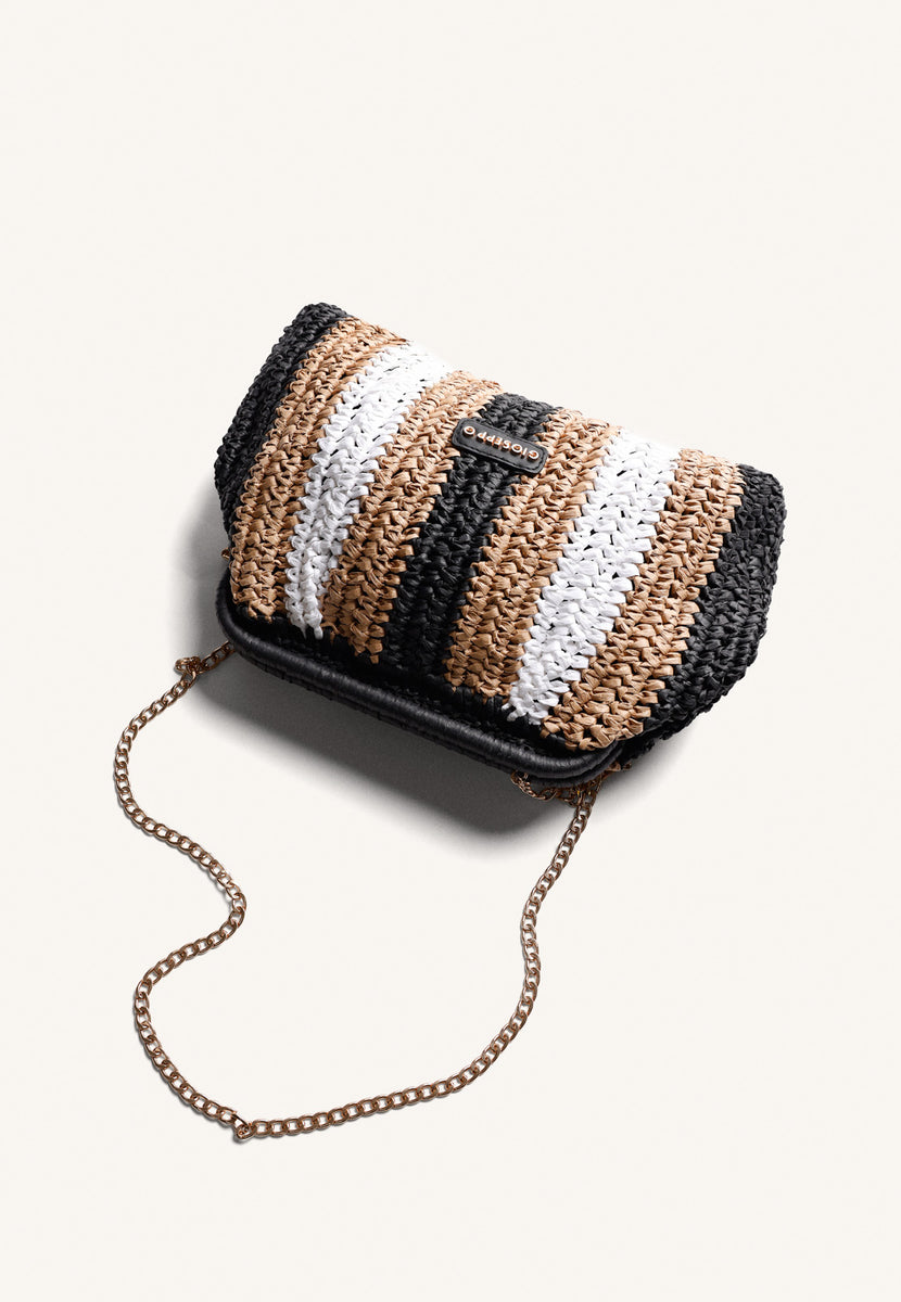 STRIPED BRAIDED HANDBAG MATUNDA