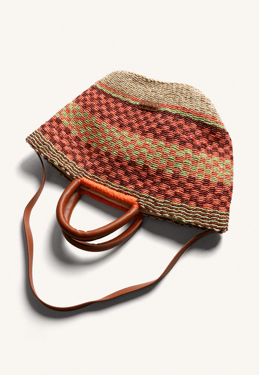 PRINTED STRAW BAG PANGANI