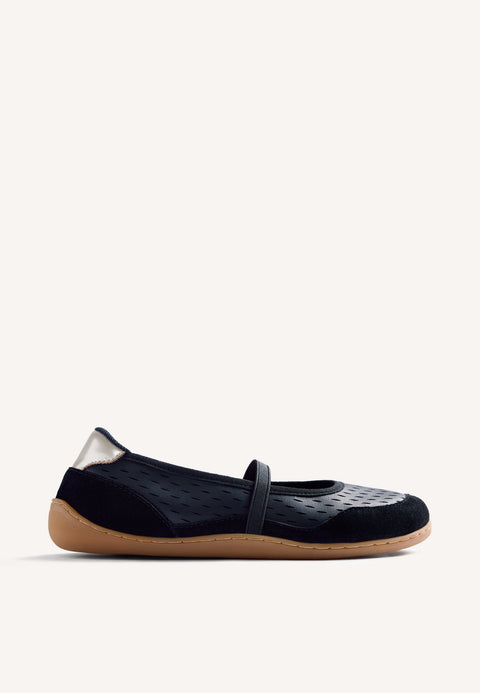 GIOSEPPO BAREFOOT - CUT-OUT LEATHER SPORTY BALLET FLATS DOWLING
