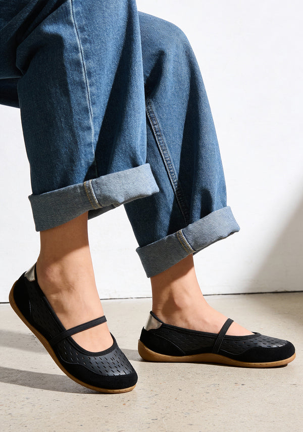 GIOSEPPO BAREFOOT - BALLERINE SPORTIVE PELLE TRAFORATA DOWLING