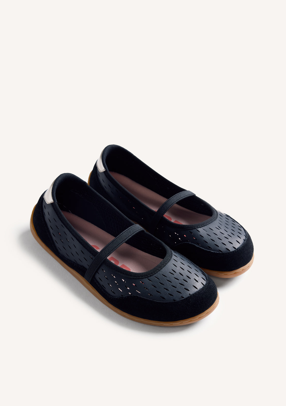 GIOSEPPO BAREFOOT - CUT-OUT LEATHER SPORTY BALLET FLATS MALAVA