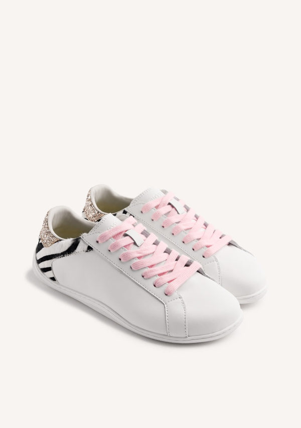 GIOSEPPO BAREFOOT - ANIMAL PRINT LEATHER SNEAKERS ANDEI
