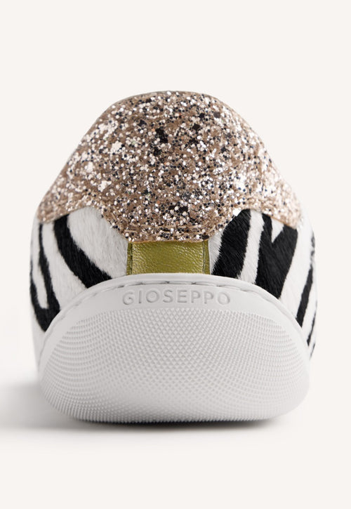GIOSEPPO BAREFOOT - ANIMAL PRINT LEATHER SNEAKERS ANDEI
