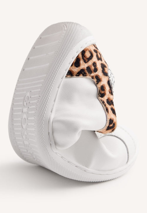 GIOSEPPO BAREFOOT - ANIMAL PRINT LEATHER SNEAKERS ANDEI