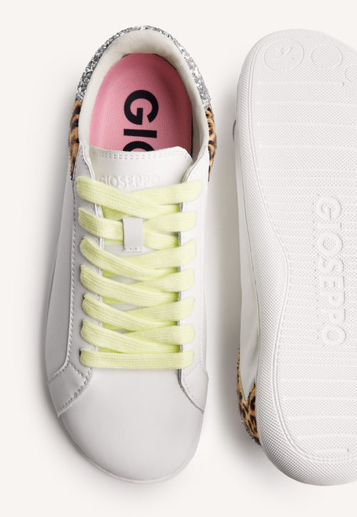 GIOSEPPO BAREFOOT - ANIMAL PRINT LEATHER SNEAKERS ANDEI