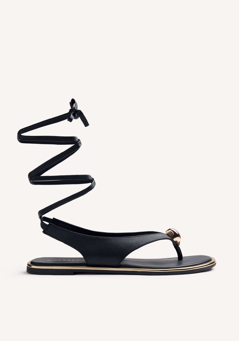 SANDALIAS PIEL JOYA WAMBA