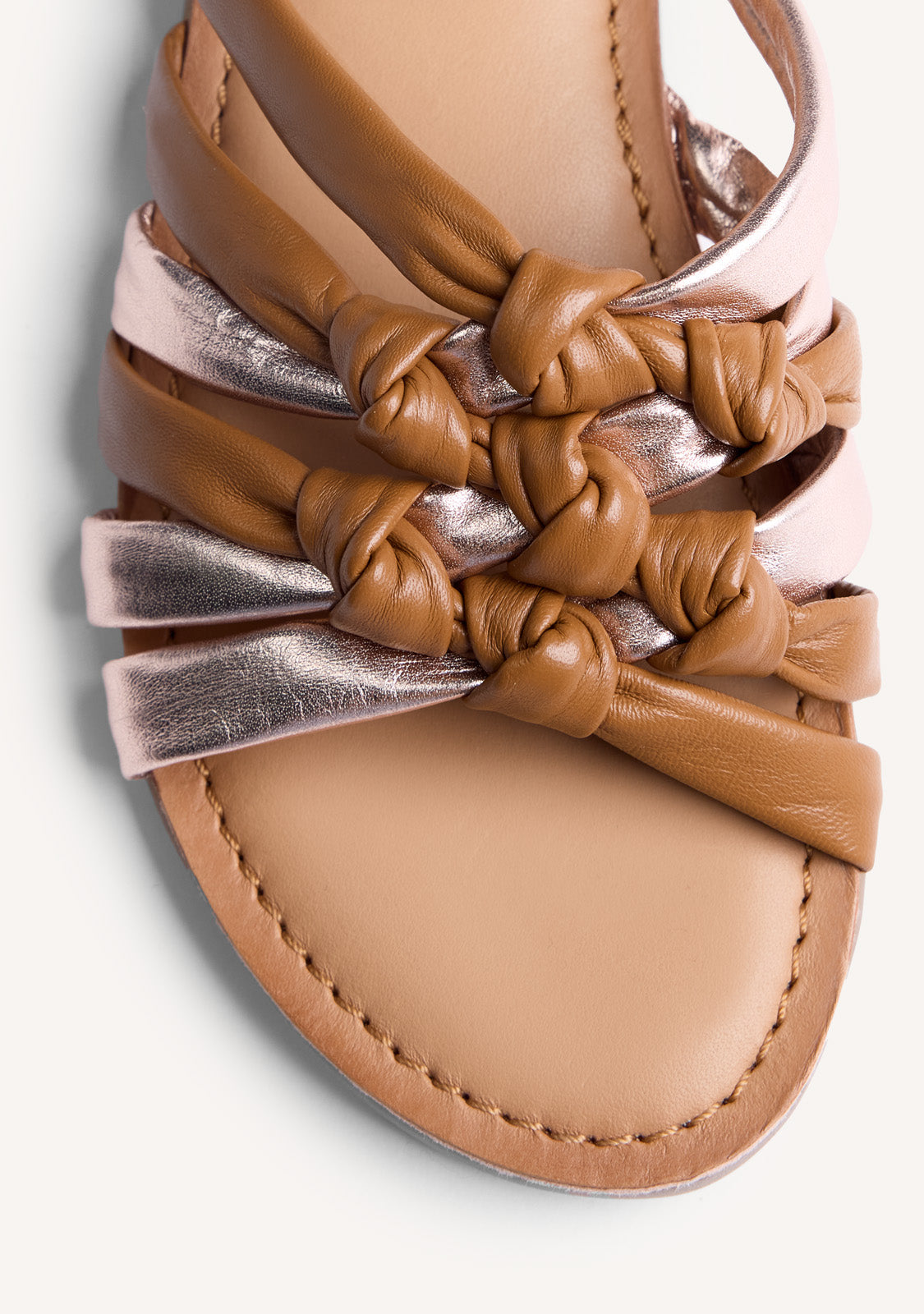 KNOTTED LEATHER SANDALS CALBAYOG