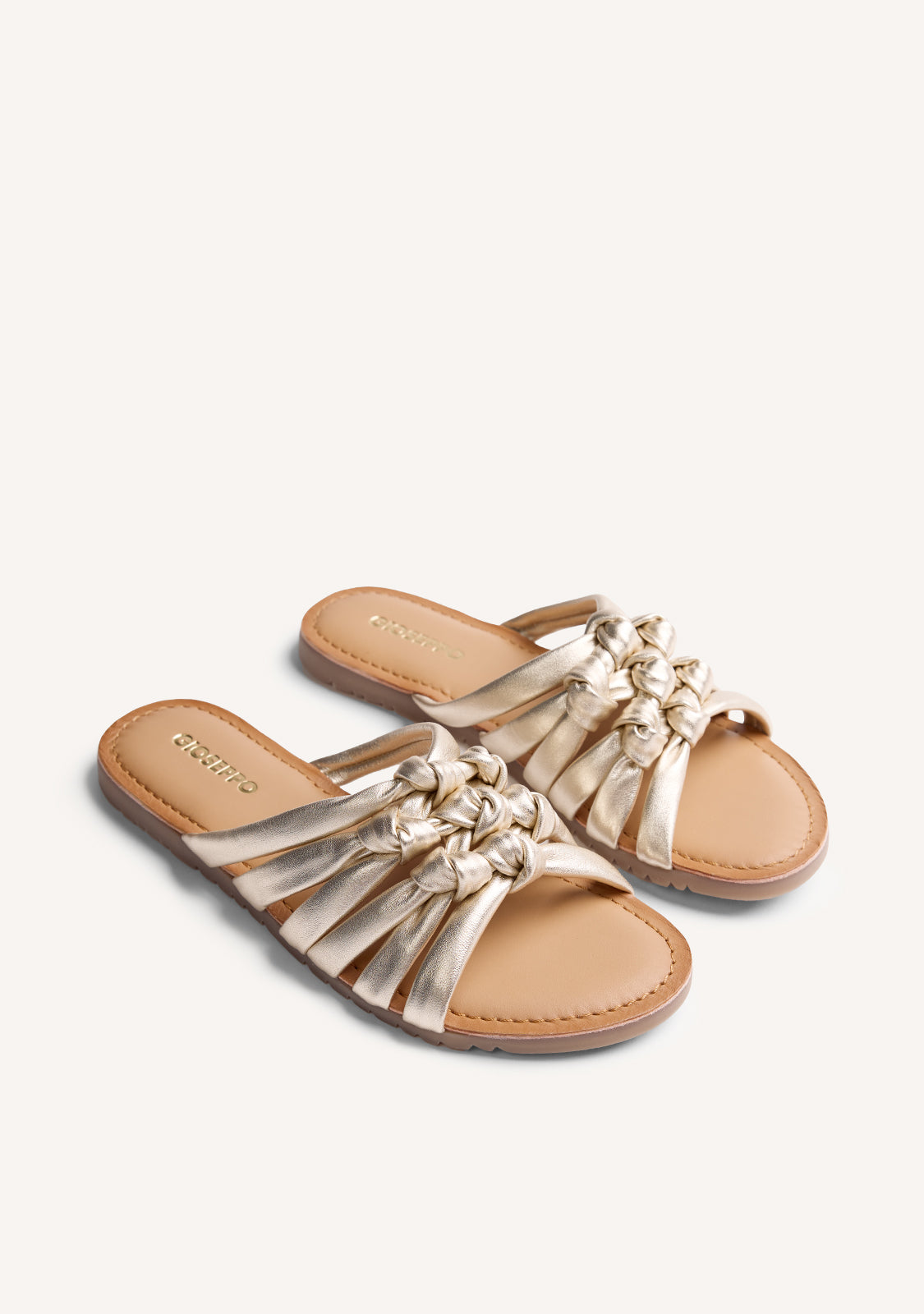 KNOTTED LEATHER SANDALS CALBAYOG