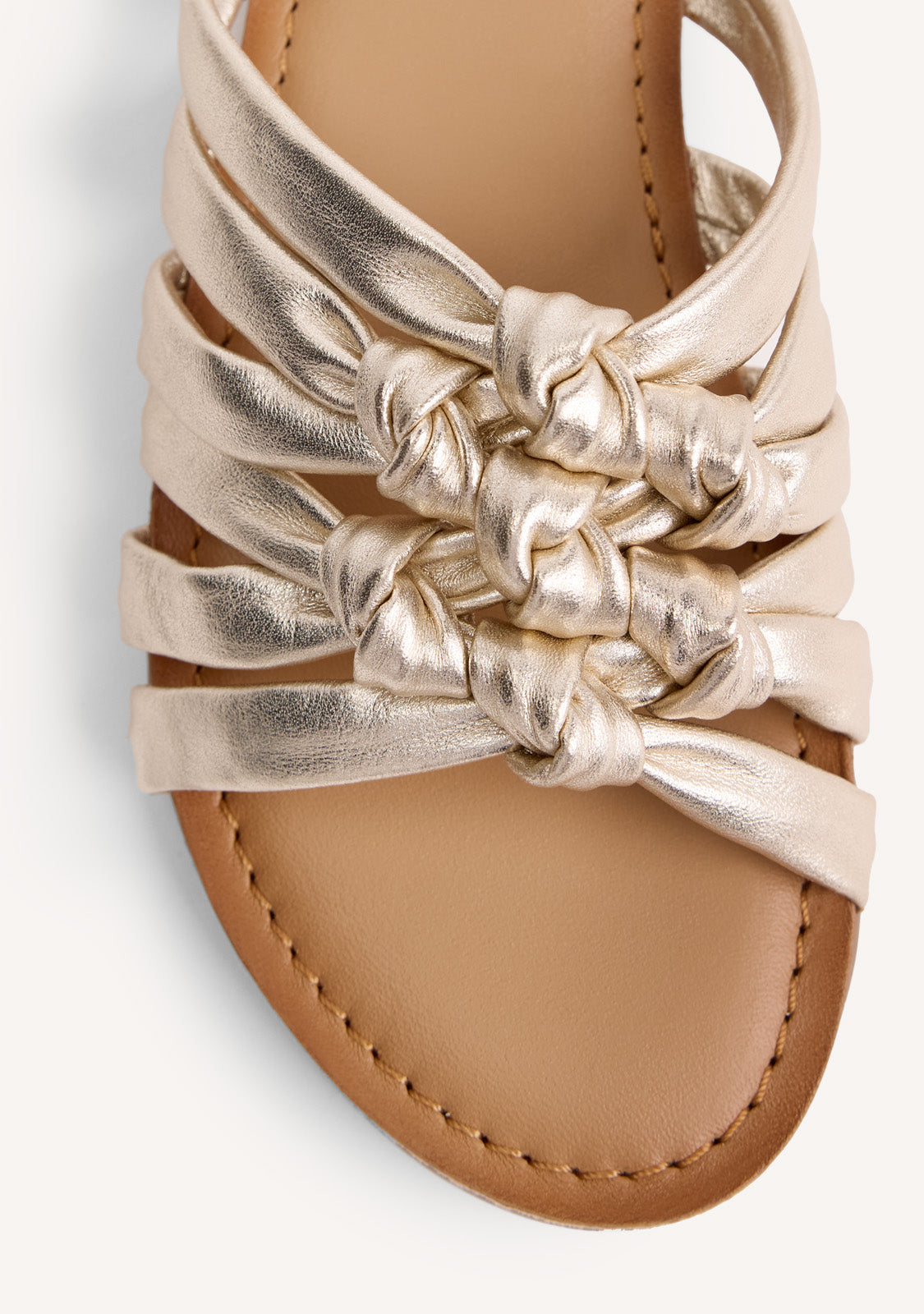 KNOTTED LEATHER SANDALS CALBAYOG
