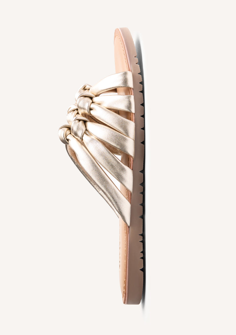 KNOTTED LEATHER SANDALS CALBAYOG