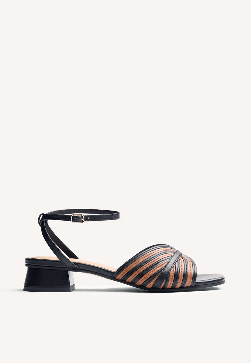 SANDALIAS TACÓN PIEL BIGELOW