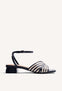 LEATHER HEELED SANDALS BIGELOW