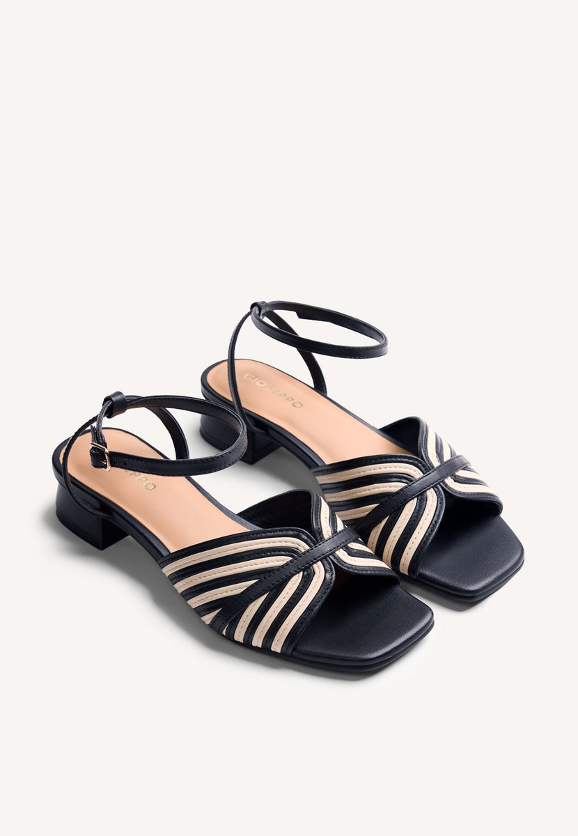LEATHER HEELED SANDALS BIGELOW