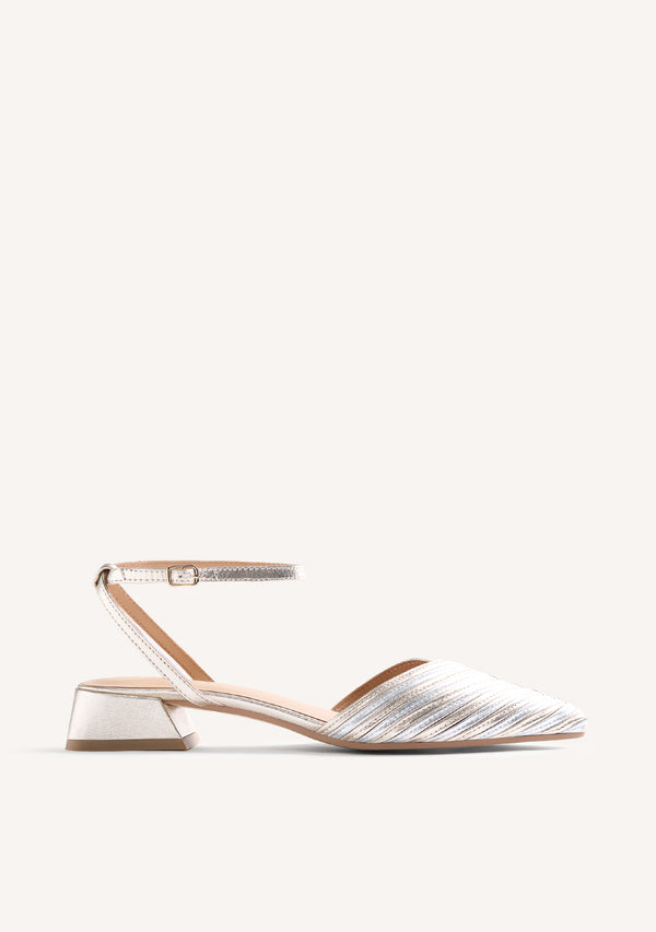 SCARPE TACCO PELLE RIGHE CLAWSON