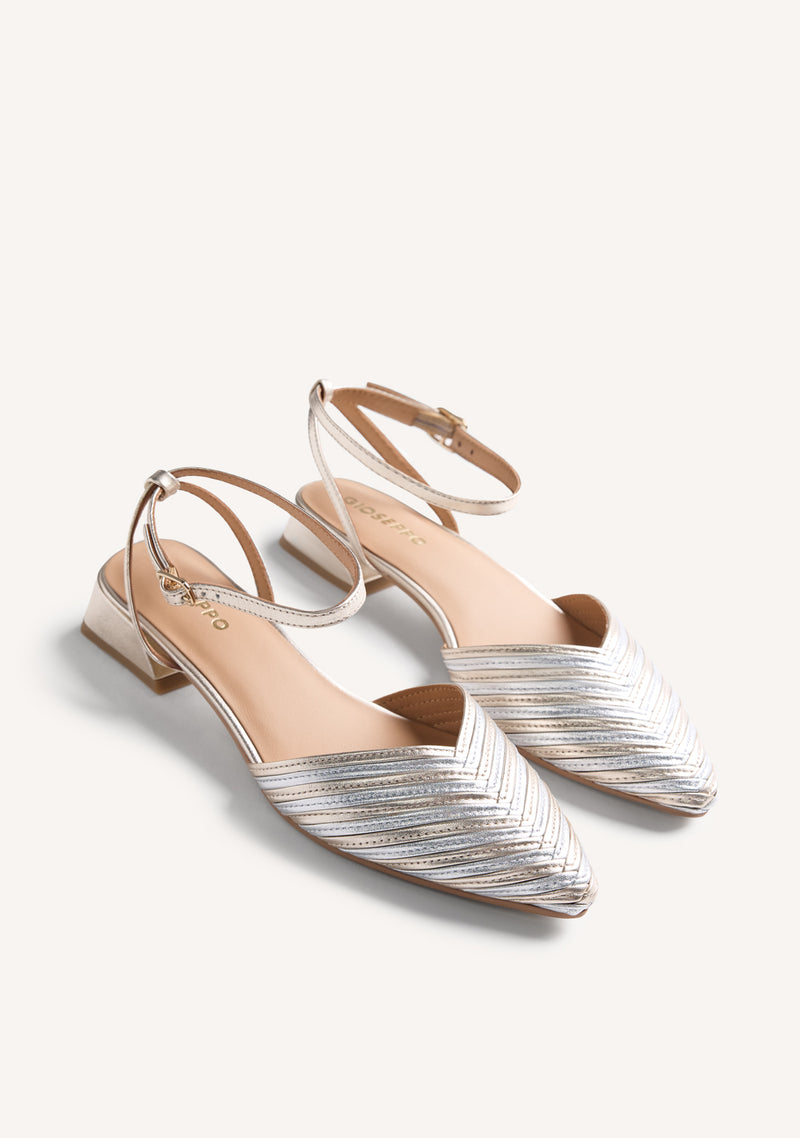 SCARPE TACCO PELLE RIGHE CLAWSON