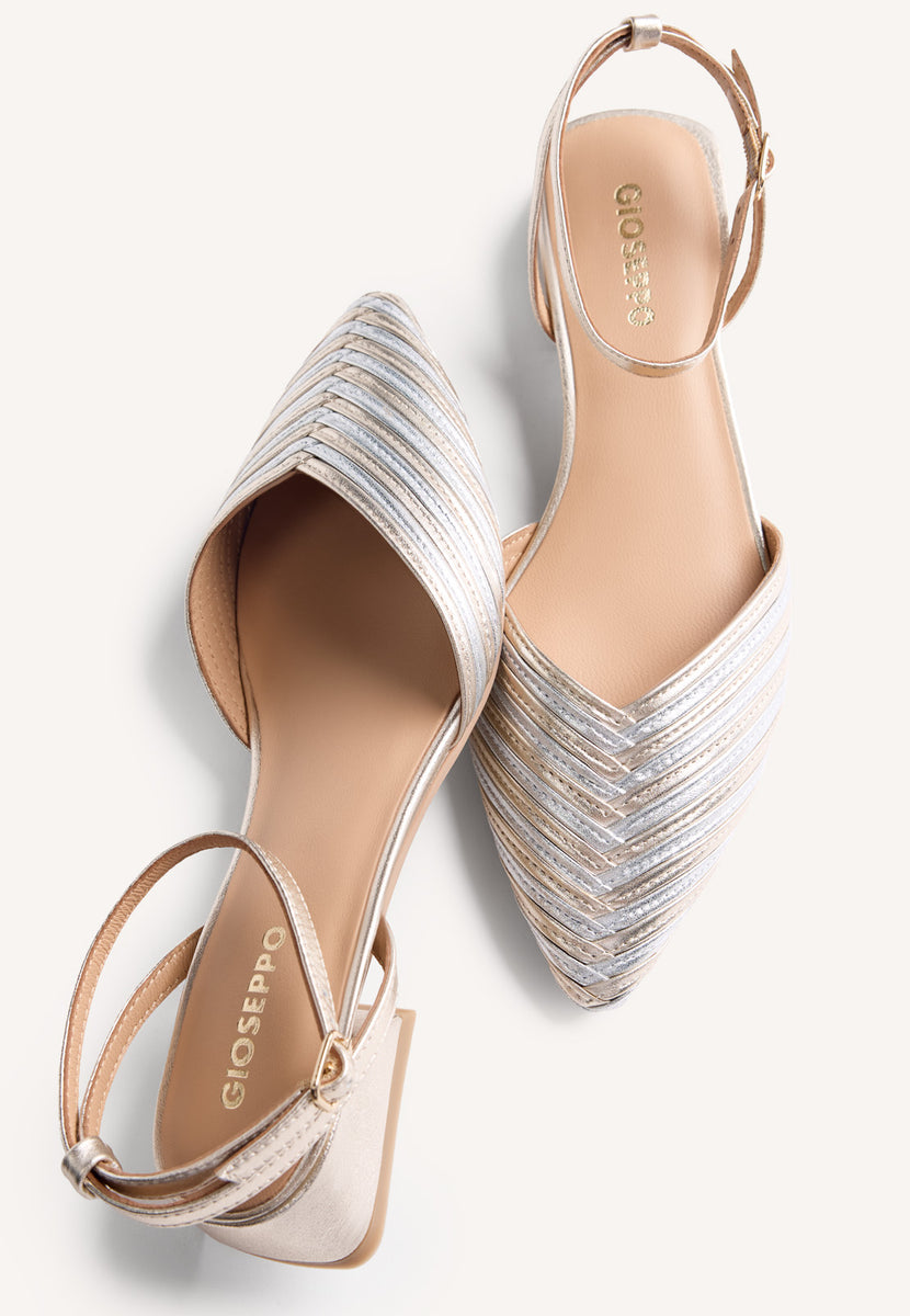 SCARPE TACCO PELLE RIGHE CLAWSON