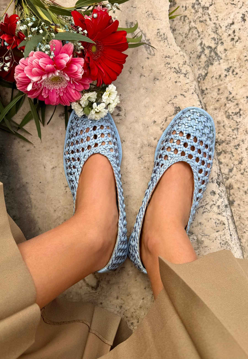 BAILARINAS PIEL TRENZADA EMBEYA