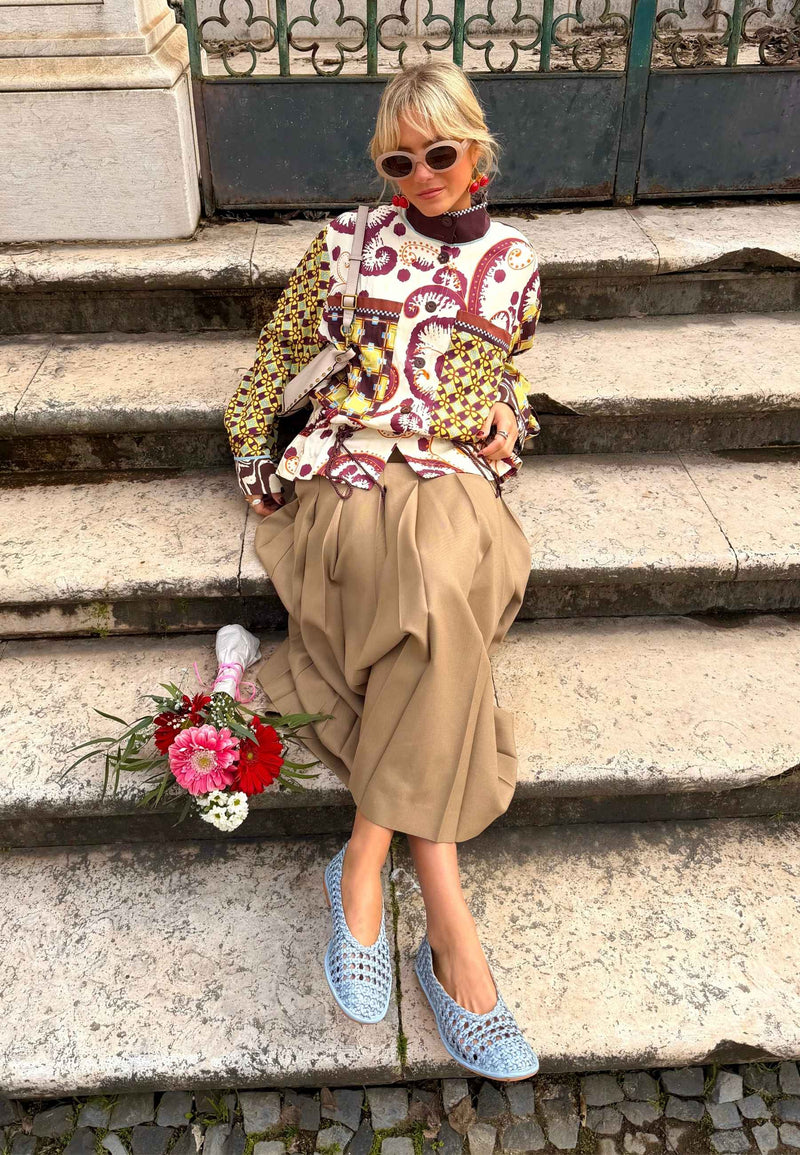 BALLERINE PELLE INTRECCIATA EMBEYA