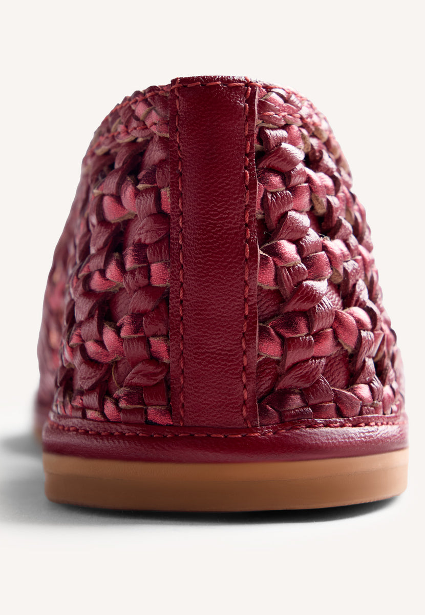 SABRINAS COURO ENTRANÇADO BRILHO EMBEYA