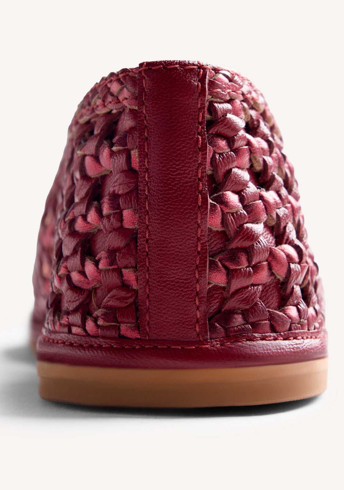 BRAIDED LEATHER BALLET FLATS EMBEYA