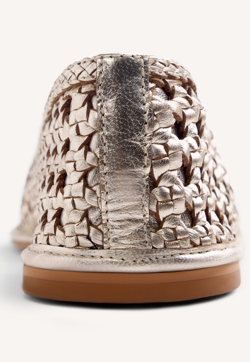 SABRINAS COURO ENTRANÇADO BRILHO EMBEYA