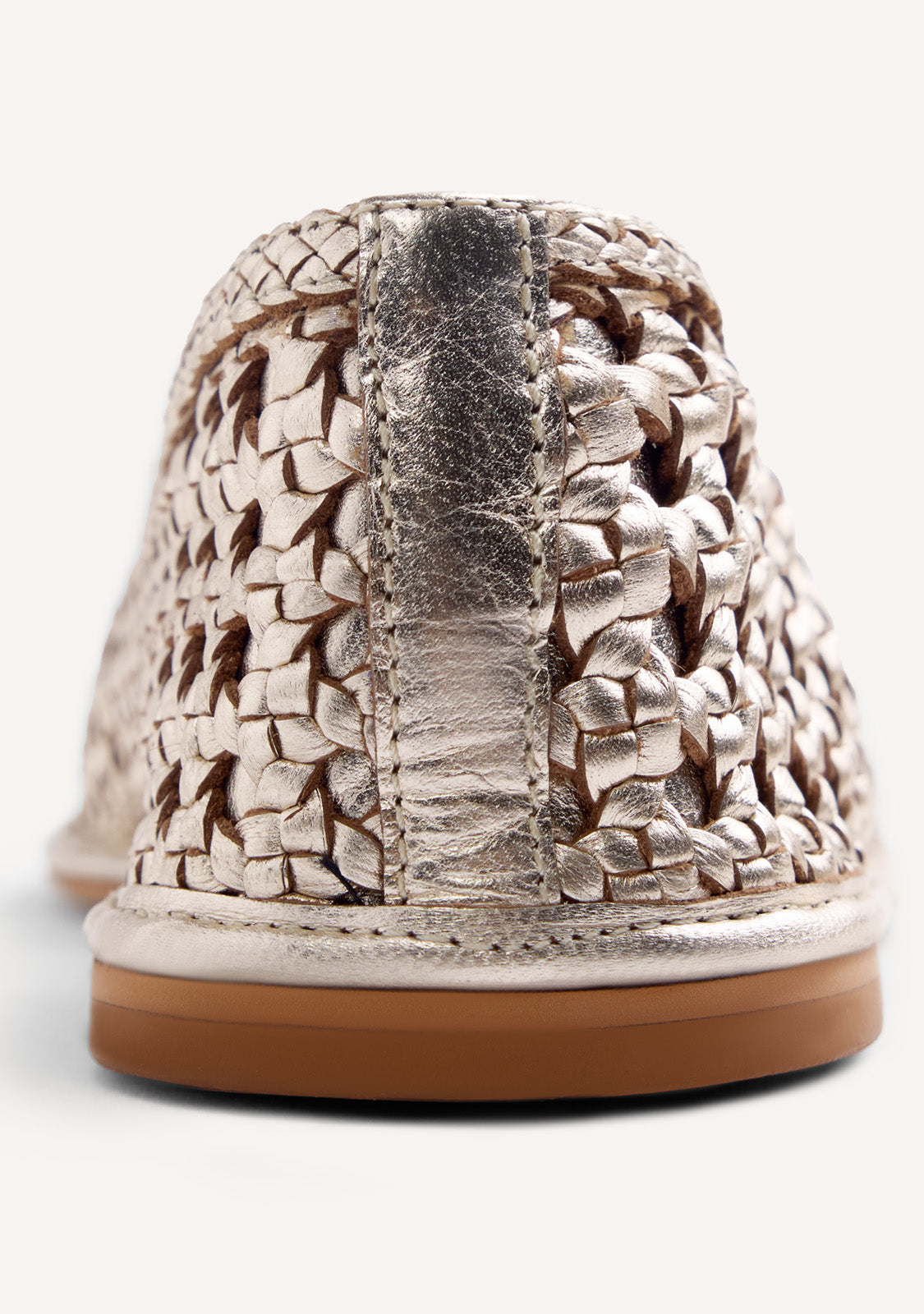 BRAIDED LEATHER BALLET FLATS EMBEYA