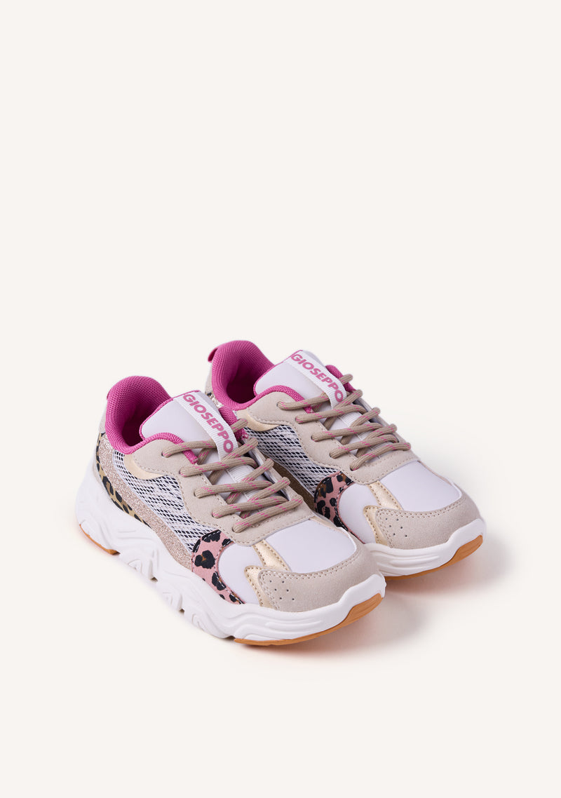 GULLY ANIMAL PRINT MESH SNEAKERS