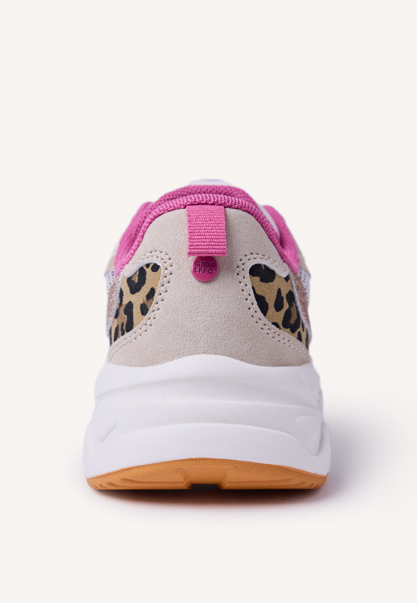 GULLY ANIMAL PRINT MESH SNEAKERS