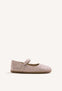 GIOSEPPO BAREFOOT - CUT-OUT LEATHER BALLET FLATS IRIGA