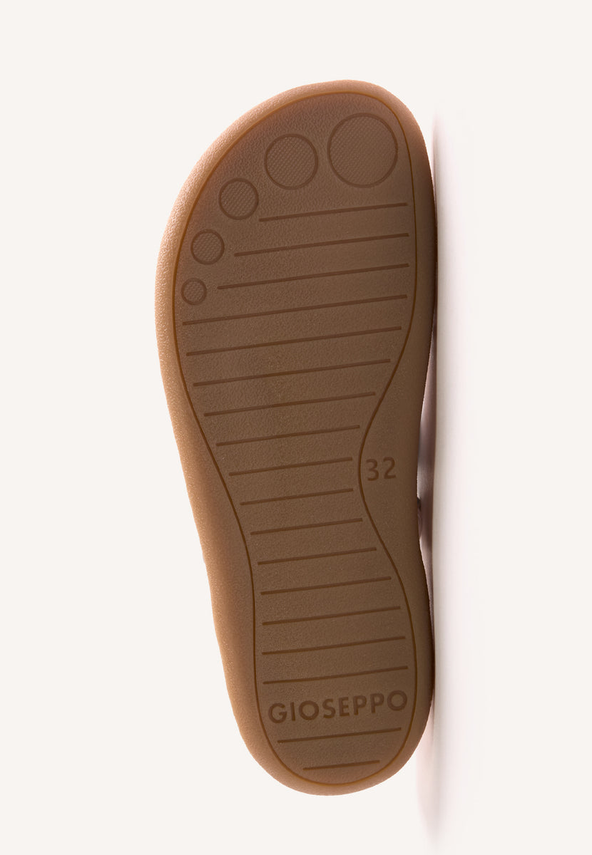 GIOSEPPO BAREFOOT - CUT-OUT LEATHER BALLET FLATS IRIGA