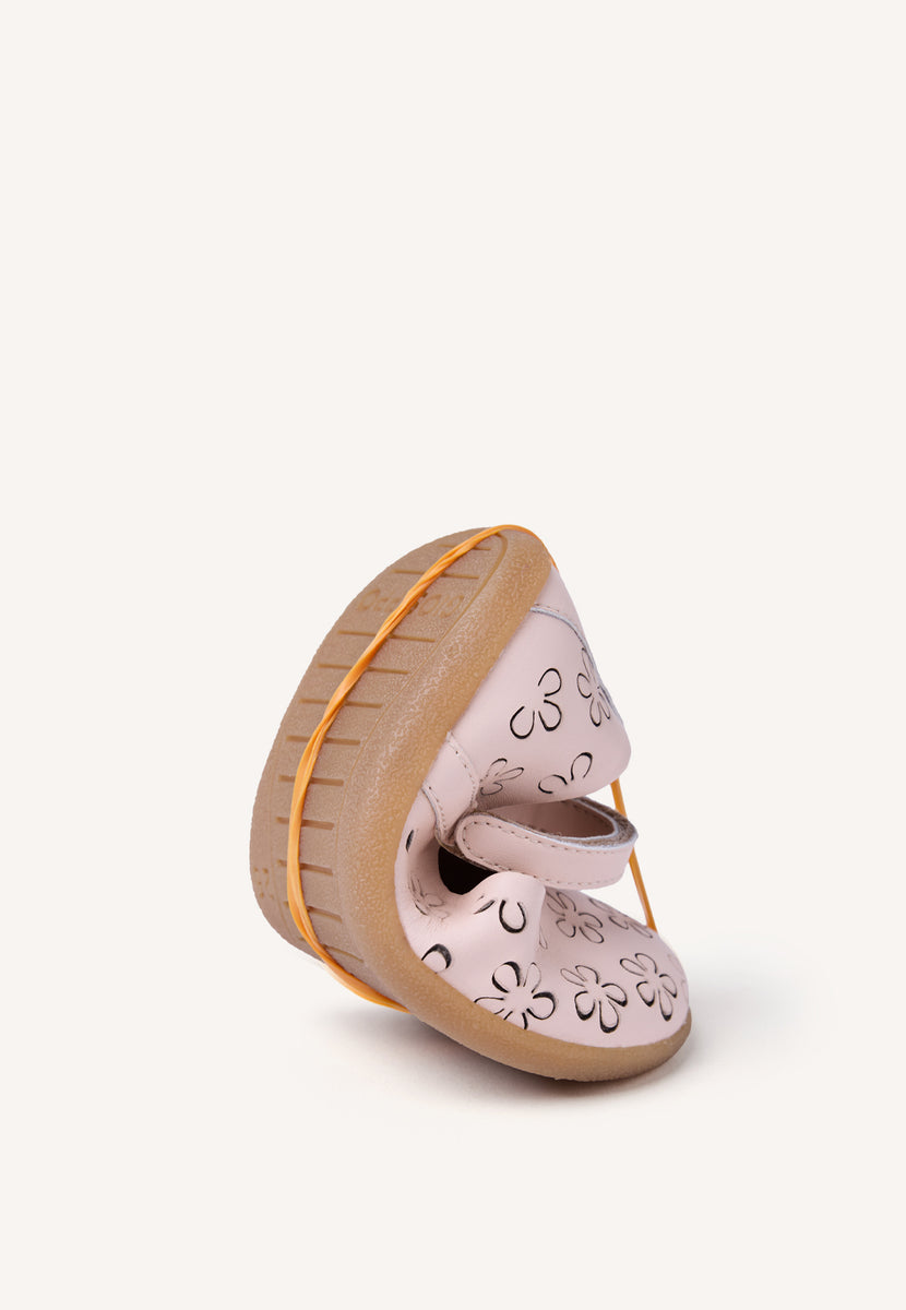GIOSEPPO BAREFOOT - CUT-OUT LEATHER BALLET FLATS IRIGA