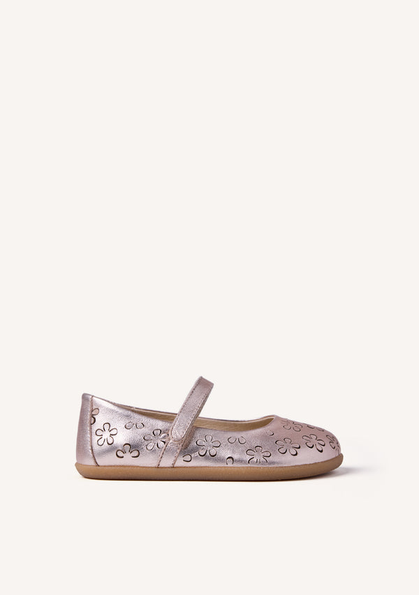 GIOSEPPO BAREFOOT - CUT-OUT LEATHER BALLET FLATS IRIGA