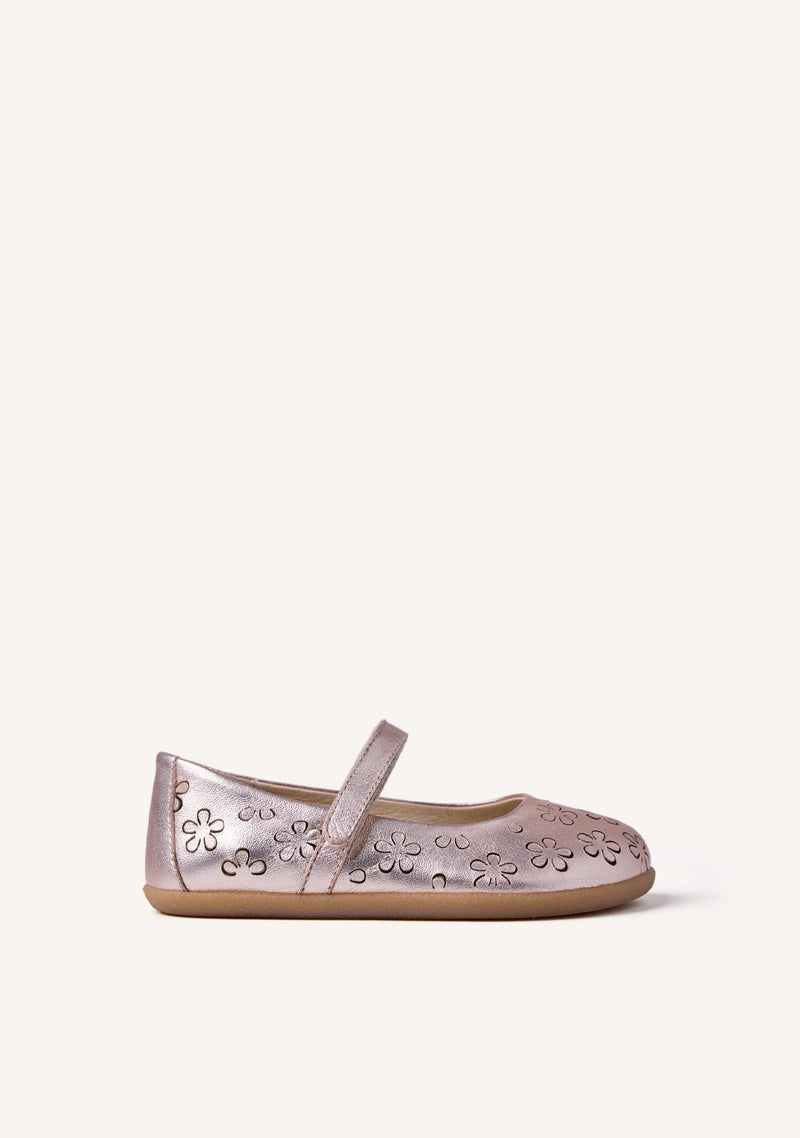 GIOSEPPO BAREFOOT - CUT-OUT LEATHER BALLET FLATS IRIGA