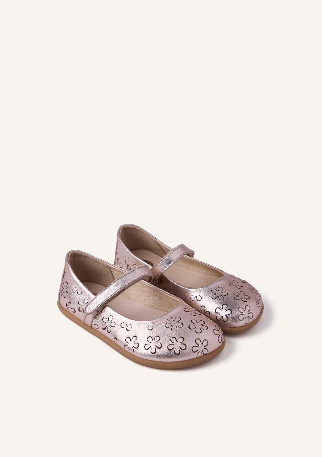 GIOSEPPO BAREFOOT - CUT-OUT LEATHER BALLET FLATS IRIGA