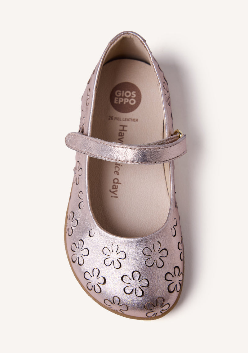 GIOSEPPO BAREFOOT - CUT-OUT LEATHER BALLET FLATS IRIGA