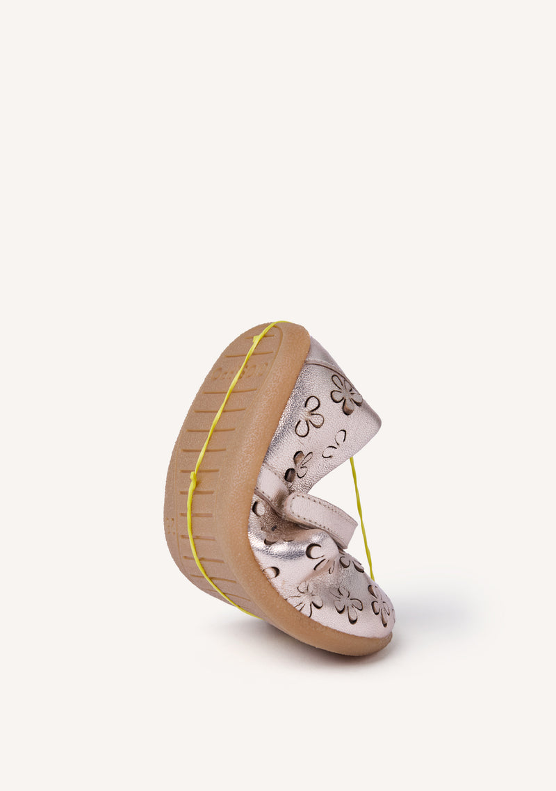 GIOSEPPO BAREFOOT - CUT-OUT LEATHER BALLET FLATS IRIGA