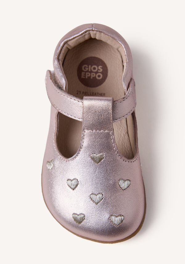 GIOSEPPO BAREFOOT - SHINY LEATHER BALLET FLATS LARAOS