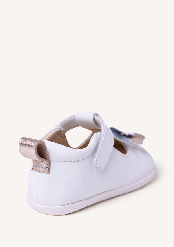 GIOSEPPO BAREFOOT - BAILARINAS PIEL BRILLO Y MARIPOSA MAKINDU