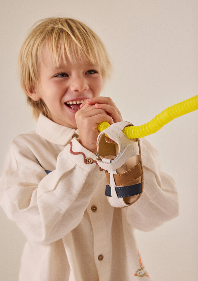 SANDALIAS CANGREJERAS BAREFOOT PIEL MORLEY