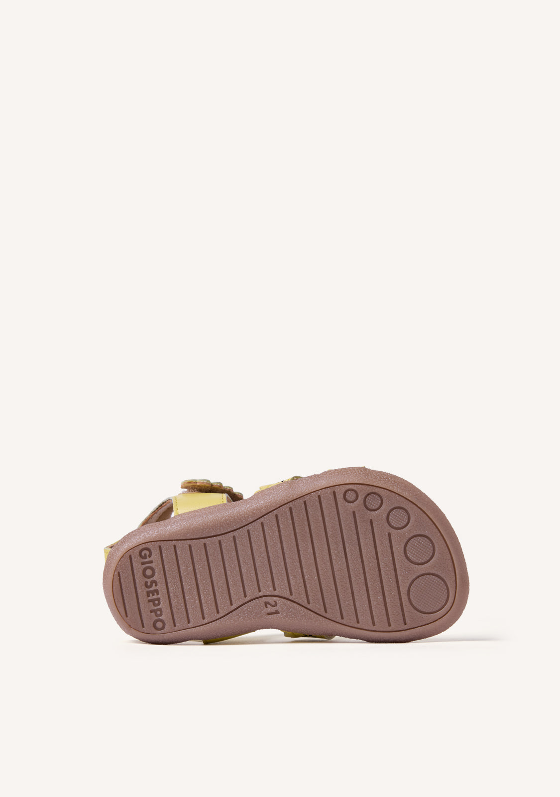 GIOSEPPO BAREFOOT - FLOWER OPEN LEATHER SANDALS KABATI