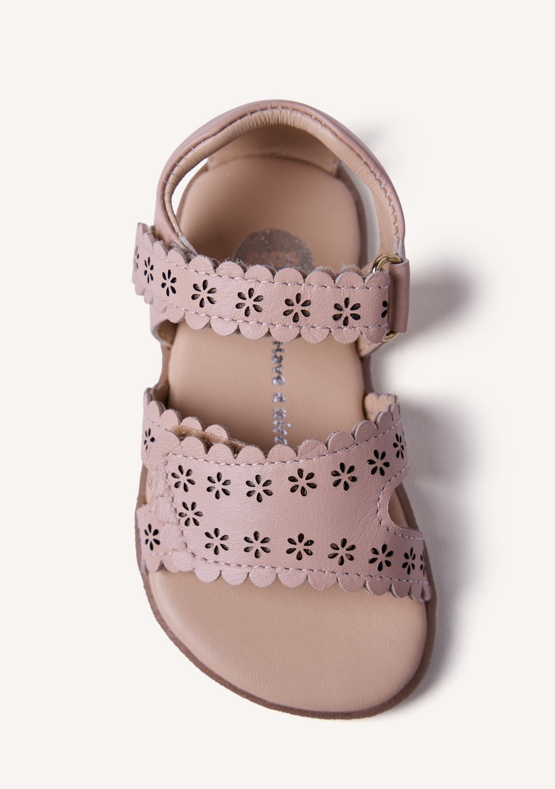 GIOSEPPO BAREFOOT - SANDALES OUVERTES CUIR FLEURS KABATI