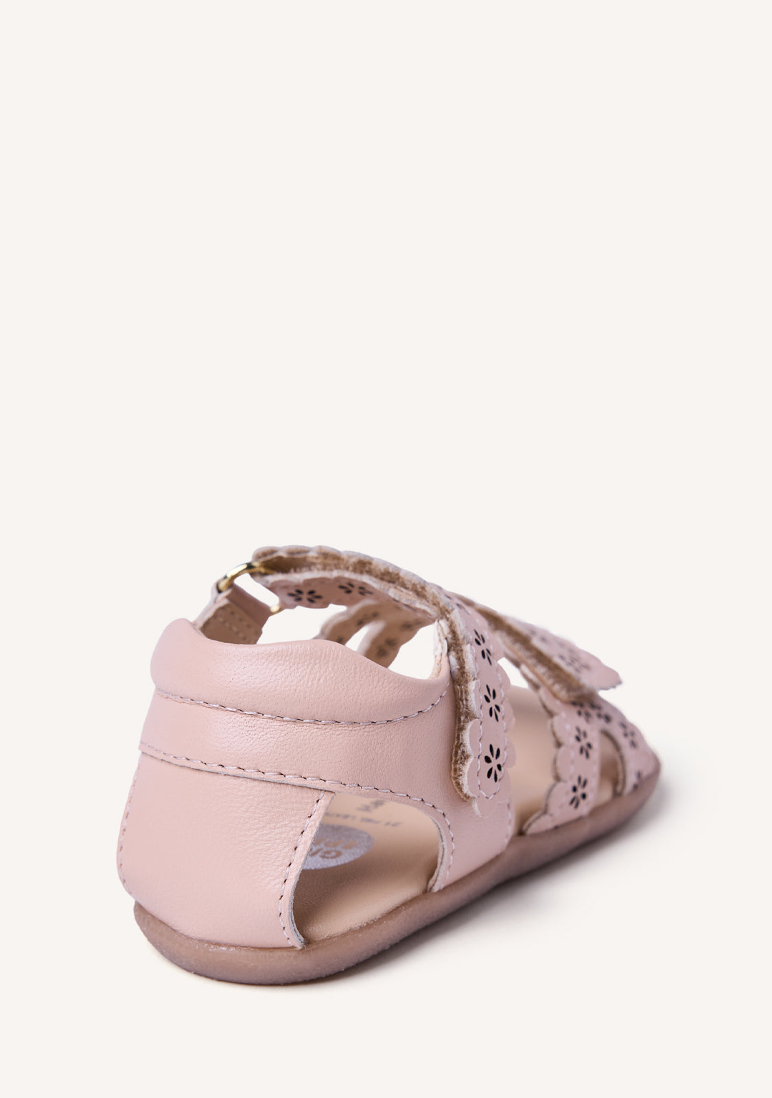 GIOSEPPO BAREFOOT - SANDALES OUVERTES CUIR FLEURS KABATI