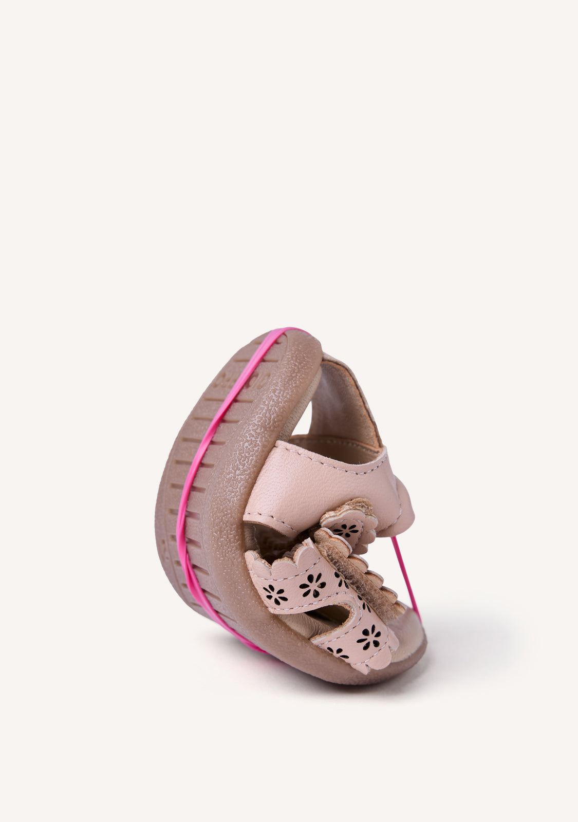 GIOSEPPO BAREFOOT - SANDALES OUVERTES CUIR FLEURS KABATI