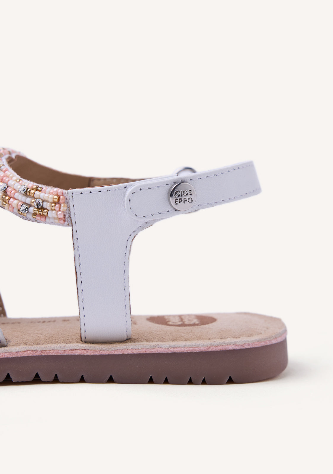 SANDALES CUIR, PERLES ET BRELOQUES INYA