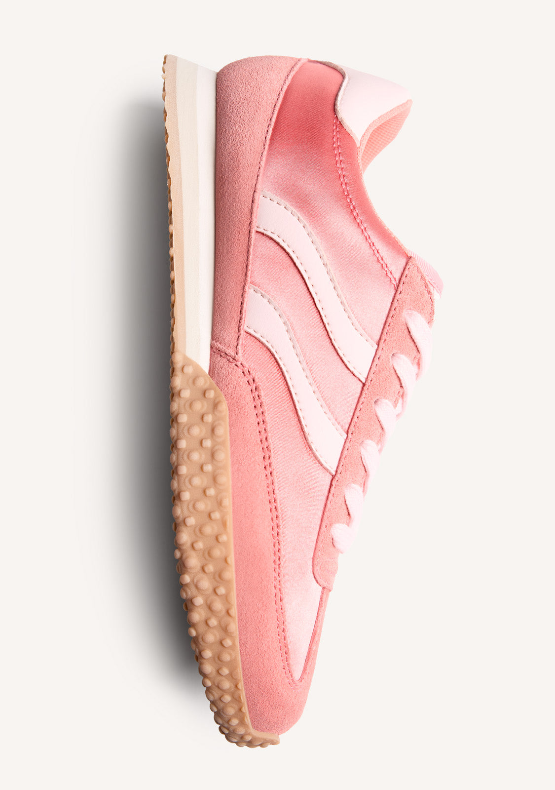 LEATHER AND SATIN SNEAKERS NANYUKI