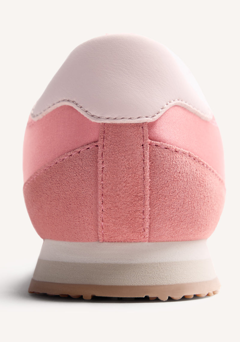 LEATHER AND SATIN SNEAKERS NANYUKI