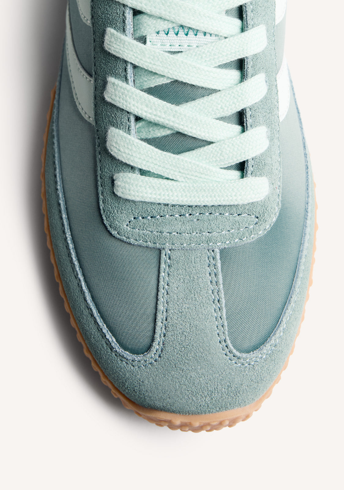 LEATHER AND SATIN SNEAKERS NANYUKI