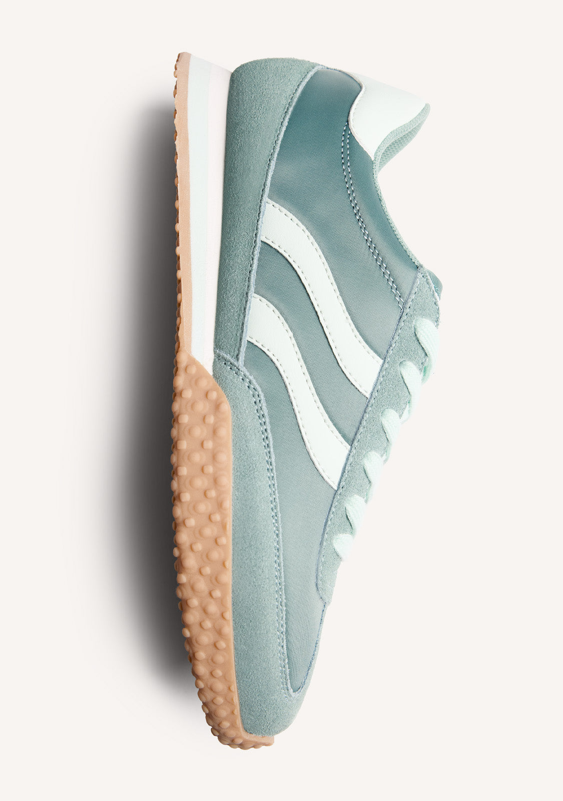 LEATHER AND SATIN SNEAKERS NANYUKI